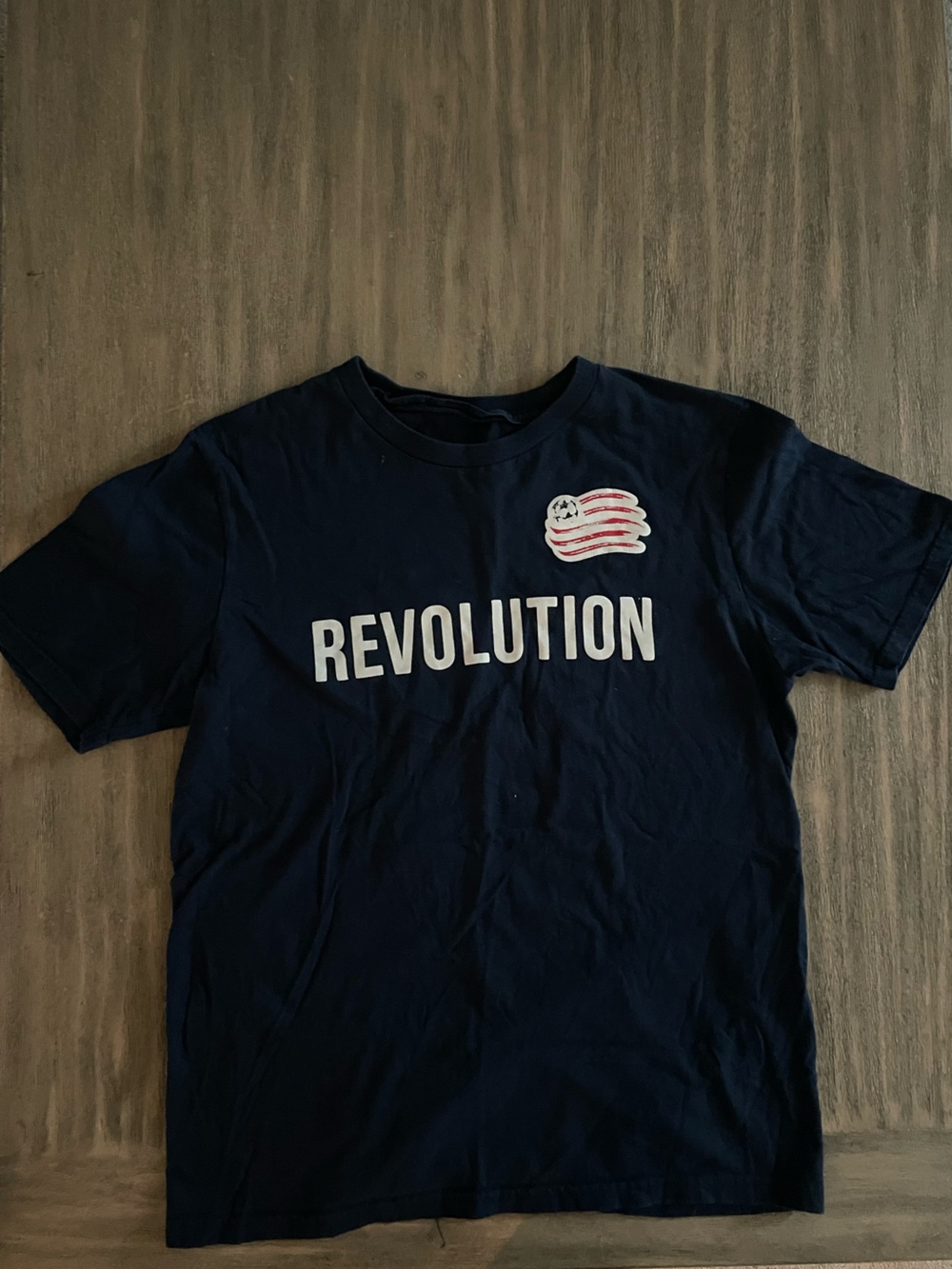 New England Revolution Diego Fagundez Fanatics Navy T-Shirt
